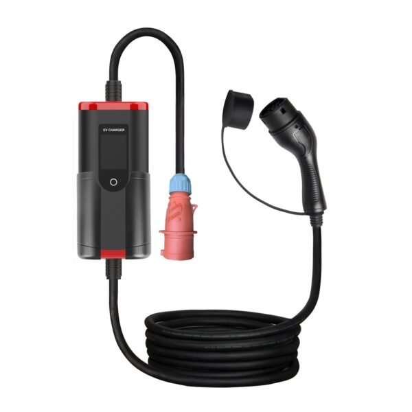 įkrovimo laidas 480 V - type 2 ( 16A, 3 fazės 11 kW) su Wi-fi