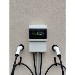 krovimo stotelė 3 Fazės, 22 kW su 2 vnt Type 2 laidais 5m ilgio