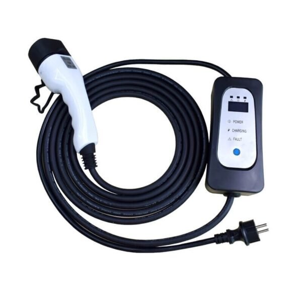 naudotas įkrovimo laidas 220V - type 2 ( 16A, 1 fazė 3,6 kW) - 10m ilgio
